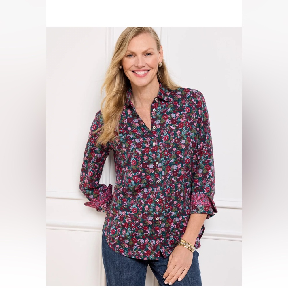 TALBOTS Button Down Shirt,  Size Small